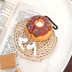 Cartoon Donuts Earphone Protective <strong>Cover</strong> for <strong>AirPods</strong> <strong>Case</strong> Soft Silicone Shockproof <strong>Cover</strong> - Product Image 4