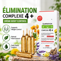 Sachet de boisson liquide à base de plantes OEM sous marque privée pour le contrôle du poids, la perte de poids, la combustion des graisses et la détoxification – Complément de thé amincissant