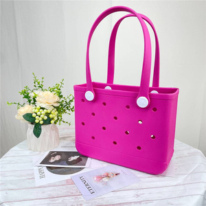 Wholesale 2025 <strong>Summer</strong> Beach Small Rubber <strong>Bags</strong> Luxury Custom Logo Women Waterproof EVA Mini Silicone Tote <strong>Bags</strong> - Product Image 2