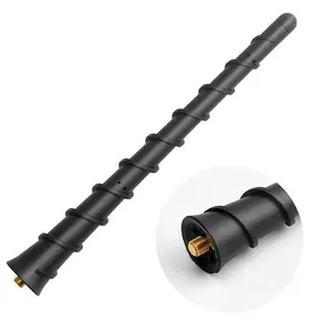 LR tự động xe ăng-ten sáng màu đen 7 "cao su đài phát thanh tín hiệu xe ăng-ten cho Ford F-150 siêu nhiệm vụ 2009-2019 Raptor xe tải