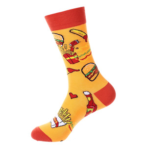<span class=keywords><strong>Calcetines</strong></span> de Algodón con Diseño de Comida para Hombre, 9 Estilos, Hamburguesa, Pizza, Café, Sushi, Huevo, <span class=keywords><strong>Calcetines</strong></span> Divertidos 200N - Product Image 2