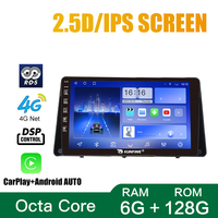 Pour Renault Megane III Fluence 2009-2016 Appareil 9 pouces Double 2 Din Octa-Core Quad Stéréo de voiture GPS Navigation Radio de voiture Android