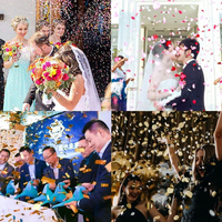 Canon à Confettis Colorés pour Anniversaire et Mariage, Décoré de Confettis Multicolores, Feux d'Artifice Portatifs – Meilleure Vente