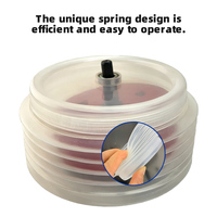 Cache-poussière transparent efficace pour scie cloche, pour perceuse à bois, gamme 65-220 mm, perçage sans poussière