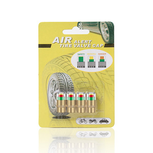 ฝาครอบตรวจสอบแรงดันลมยางรถยนต์ 2.4 บาร์ แกนทองแดง ตัวเรือนพลาสติก พกพาสะดวก สำหรับตรวจจับแรงดันลมยางรถยนต์ - Product Image 4