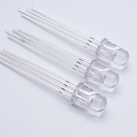 Xmxczinelight — Diode Led Rgb multicolore, 4 broches, 5mm, 8mm, 10mm, éclairage rond, lumière luisante, haute qualité, multicolore, arc-en-ciel