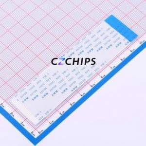 FFC-1.0-25-100-B-4-8 FFC Cable (Flexible Flat Cable) P=1mm Connector 25P 1mm 0.3mm Reverse - Product Image 1