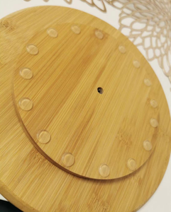 Bàn xoay quay dày gỗ tròn Khay xoay gia vị giá cho nhà bếp bàn xoay tổ chức lười biếng Susan - Product Image 4