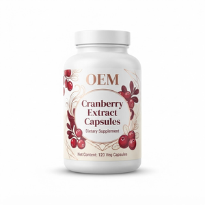 Suplemento de Arándanos con Vitamina C en Cápsulas, 120 Unidades, Marca Privada OEM ODM - Product Image 1
