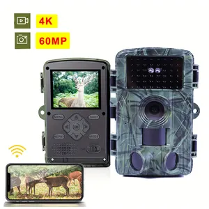 Nueva innovadora cámara térmica 4K 2,7 K caza IR visión nocturna cámaras de caza IP66 impermeable al aire libre cámara de rastreo de vida silvestre