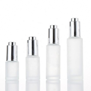 New Arrival 10ml 20ml 30ml <b>50ml</b> Transparent Matte Skin Care Essence Glass Essential Oil <b>Bottle</b> - Product Image 1