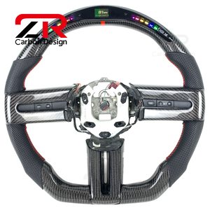 Accessoires de voiture pour Ford <span class=keywords><strong>Mustang</strong></span> GT ST RS GT350 500 Sport Volant en fibre de carbone 2004 <span class=keywords><strong>2005</strong></span> 2006 2007 2008 - Product Image 1