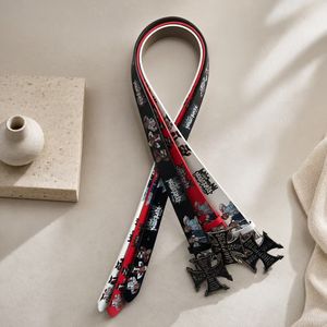 Ceinture unisexe polyvalente imprimée en 3D, style punk Y2K, avec boucle en alliage, inspirée des subcultures WCC de l'Occident américain et européen - Product Image 3