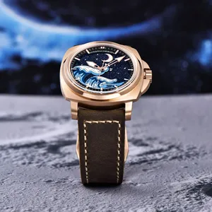 Montre mécanique automatique pour homme <span class=keywords><strong>Pagani</strong></span> Design YS014, marque de luxe, tendance, <span class=keywords><strong>NH35A</strong></span>, 43 mm, acier inoxydable, étanche 10 bars, Reloj - Product Image 2