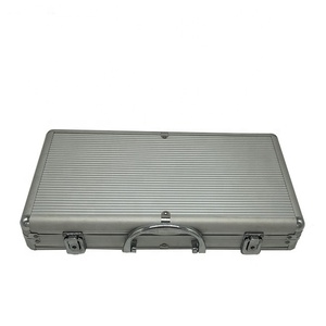 Прямая поставка с завода, 300 шт., 14 г, наборы глиняных покерных чипсов Ultimate с серебристым алюминиевым корпусом - Product Image 4