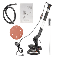 Ponceuse électrique professionnelle pour cloisons sèches et sols en bois Ponceuse portable haute puissance avec lumière LED