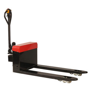 Transpaleta eléctrica todoterreno de carga automática, carretilla elevadora ligera con batería de litio, transpaleta usada, venta de alta visibilidad - Product Image 5