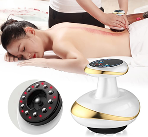 Masseur corporel électrique amincissant, stimulant la drainage lymphatique, <span class=keywords><strong>anti</strong></span>-<span class=keywords><strong>cellulite</strong></span>, avec ventouses de massage par aspiration et Gua Sha - Product Image 4