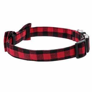 Meilleures ventes : Accessoires pour animaux de compagnie, nœud papillon tendance, cadeau de Noël, <span class=keywords><strong>collier</strong></span> pour <span class=keywords><strong>chien</strong></span> et chat en nylon à carreaux rouges - Product Image 5