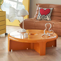 Thé/café et table de chevet circulaires d'épissage minimaliste nordique de luxe léger pour le salon