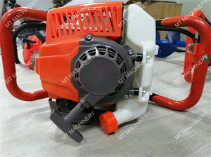 Machine de forage au sol à essence à deux temps 63cc pour usage industriel et bricolage, diamètre de forage 100-300mm, moteur 2000W, construction en acier - Product Image 5