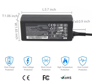 อะแดปเตอร์ชาร์จแล็ปท็อป USB-C 45W 20V 2.25A AC DC แบบพกพา พร้อมระบบป้องกัน OTP ชาร์จเร็ว Type-C - Product Image 5