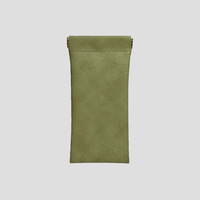 Étui souple en PU élastique pour lunettes avec ouverture à ressort, sac de rangement portable pour lunettes de soleil, organisateur quotidien pour lunettes