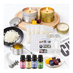 Contenedor de lujo para velas con caja, recipiente mate con tapa blanca para muestra, para programación de presentación minorista de cera perfumada personalizada - Product Image 3