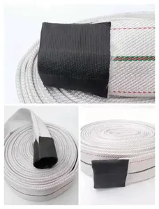 Высококачественный <span class=keywords><strong>2</strong></span>,5 дюймовый холщовый пожарный шланг, оборудование для пожаротушения, аксессуар от пожарного завода - Product Image 4