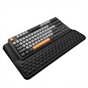 Alfombrilla de Ratón y Teclado con Soporte para Manos, Color Deslumbrante, Integrada, de Espuma Viscoelástica, Antideslizante, para Oficina, E-sports y Masajes - Product Image 3