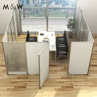 Katlanabilir ofis bölmesi Panel masa gizlilik bölücü ücretsiz ayakta pvc bölme duvar