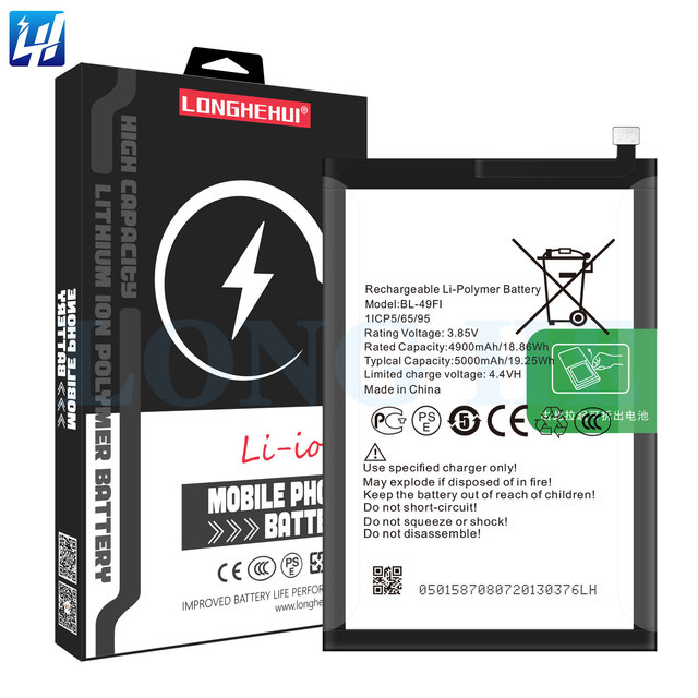 BL-49Fi W6501 P37 P651W 100% Original Li-ion Polyer Rechargeable Mobile Phone Battery for Itel P36