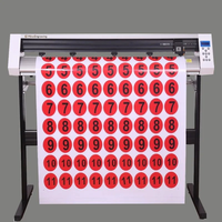 Plotter de corte de 630/1200mm, máquina de dibujo, corte de contorno de patrulla, etiqueta adhesiva de PVC, cortador de vinilo con plotter de Sensor