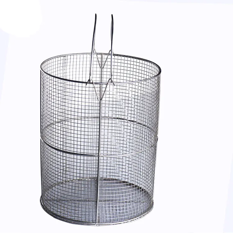 Stainless Steel Wire Mesh Round Basket/Air Conditioner Metal Gauze Filter Mesh