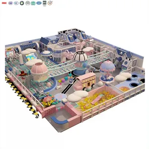 Centros de atividades coloridos feitos sob medida que incentivam o jogo interativo das crianças no interior do campo de jogos