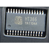 Yeni Orijinal IC HT366 Stereo D Sınıfı Ses Amplifikatörü Entegre Devreler Hoparlör için Elektronik Bileşenler