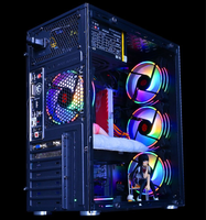 Oem fabrika kaynağı temperli cam masaüstü Atx durumlarda oyun Pc bilgisayar kılıfları