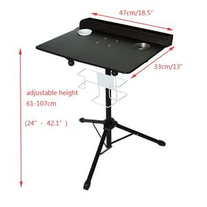 Portable Mobile Iron Tattoo <b>Desk</b> Table Waterproof Adjustable Salon Workstation Instrument Tray - Product Image 3