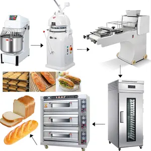 مجموعات كاملة محترفة من آلات آلات الفرن التجارية معدات المخابز معدات الخبز التجارية
