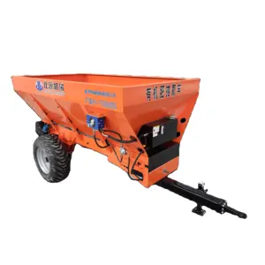 2023 Sản phẩm mới máy kéo kéo ngang xoắn ốc vôi muck Phân rải phân bón spreader cho 60-80hp máy kéo