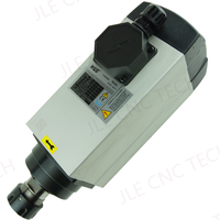 Motor Spindle CNC JLE CNC TECH HQD 4.5kw ER32 18000rpm 220v/380v Pendingin Udara untuk Router Kayu