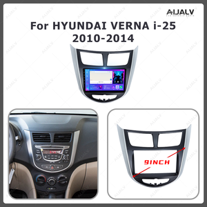 Cornice Radio Auto Aijia per <span class=keywords><strong>HYUNDAI</strong></span>/VERNA/i-25 2010-2014, Telaio di Installazione da 7 Pollici per Cruscotto, Accessori Auto - Product Image 6
