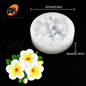 Moule en silicone AK Daisy pour fondant, pâte à modeler, fleurs de lys, chocolat, lotus – Outil de décoration de gâteaux et pâtisseries DIY - Product Image 3