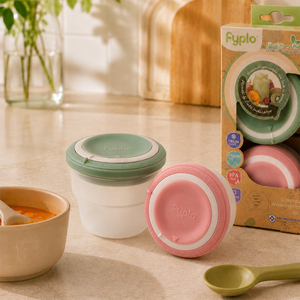 Vente directe de pots de sevrage manuels en PP biodégradable et recyclable, réutilisables pour un rangement et une alimentation pratiques - Product Image 3