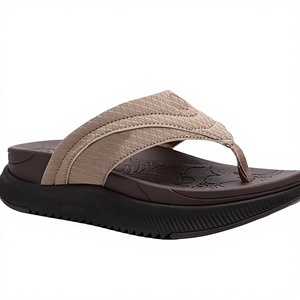 Women's Orthotic Cushion Open Toe <b>Flip</b> <b>Flops</b> with Arch Support <b>Soft</b> Fabric Rubber Outsole Summer Comfortable Outdoor for - Product Image 1