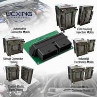 Service de moulage par injection de boîtiers de connecteurs automobiles personnalisés (mâle/femelle) basés sur des dessins, OEM/ODM, en PBT, PPA, Nylon pour faisceaux de câbles