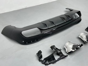 Diffusore posteriore originale per <span class=keywords><strong>Mercedes</strong></span> Benz classe <span class=keywords><strong>GLE</strong></span> GLE450 GLE350 W167 V167 aggiornamento GLE63 AMG tubo di scarico labbro posteriore - Product Image 3