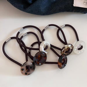 ยางรัดผมสไตล์เรโทรแบบมินิมอล ยางยืดสำหรับผู้หญิง ไม่ลื่น ยืดหยุ่นสูง เครื่องประดับผมวินเทจ - Product Image 1