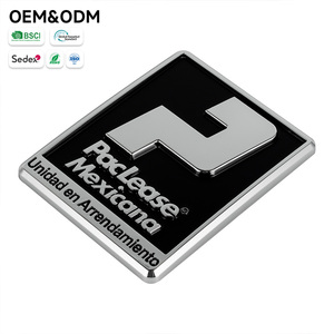 Autocollant de calandre de voiture en plastique découpé sur mesure OEM ODM avec <span class=keywords><strong>logo</strong></span> de marque personnalisé pour la publicité automobile, emblème de voiture sur mesure - Product Image 3