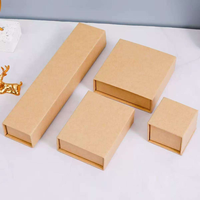 Boîte à bijoux de luxe personnalisée en gros pour mini-bagues et colliers, en matériaux recyclés, avec logo, pour petites entreprises, présentoir de montres